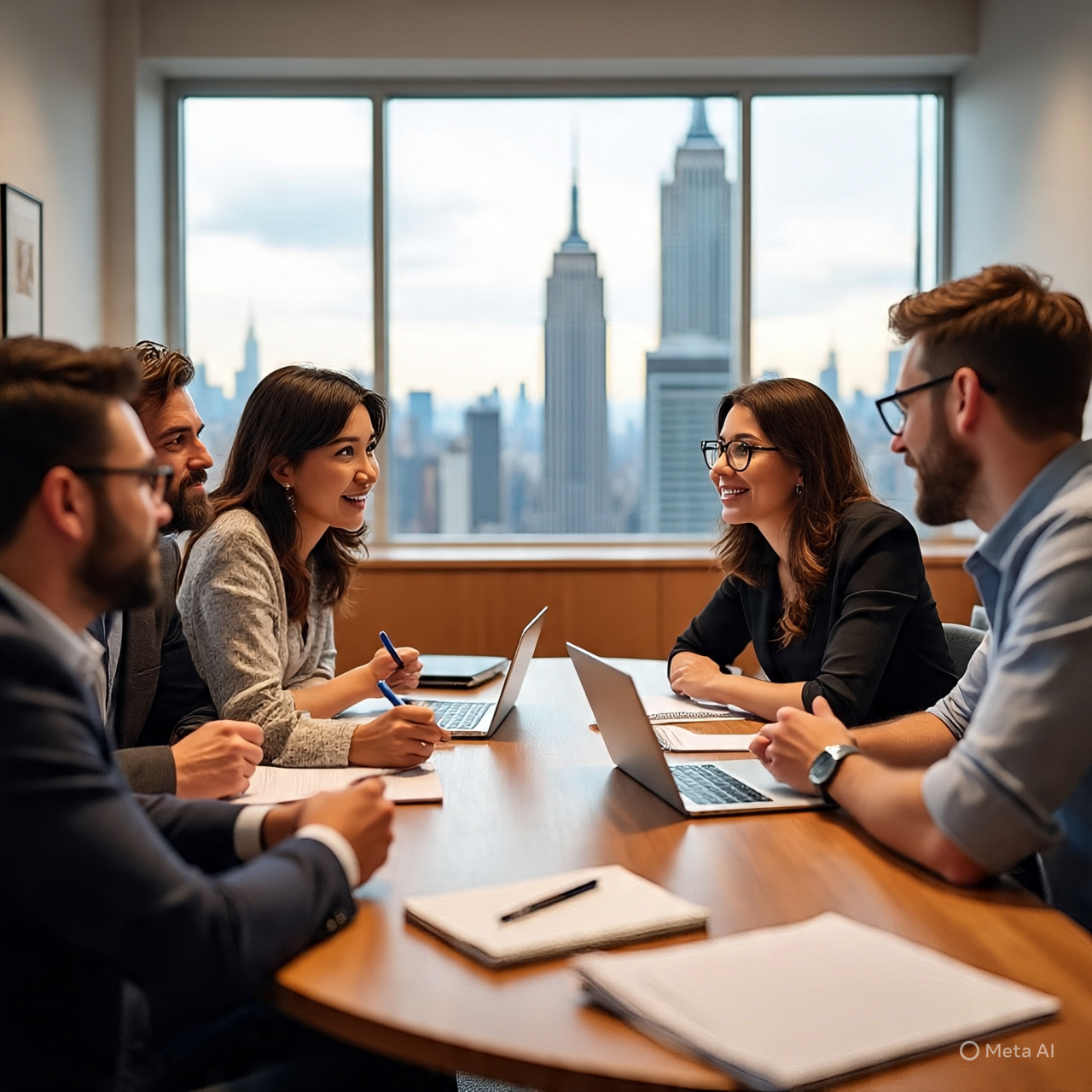 Digital marketing team collaboration meeting